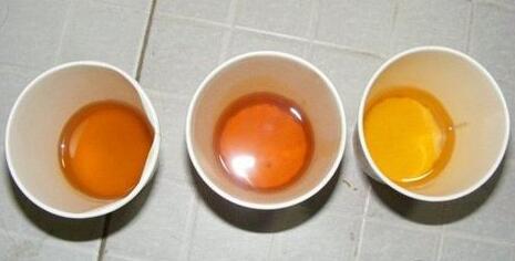 機(jī)油顏色對(duì)比